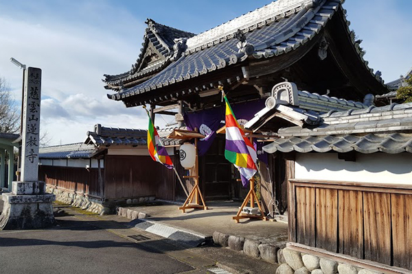 蓮教寺の境内にございます